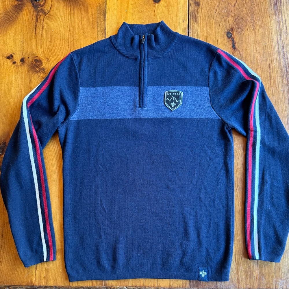 Men's Meister ski sweater. Size M